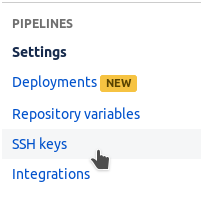 Pipelines settings