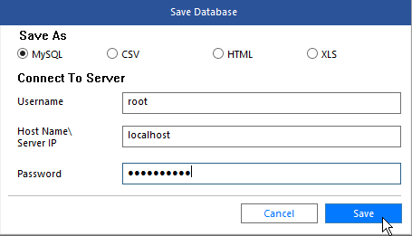 Copy the repaired data on another MySQL running instance