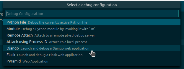 VS Code run Django debug